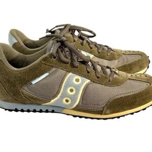 SOLD Saucony olive green and yellow Athletic Shoes